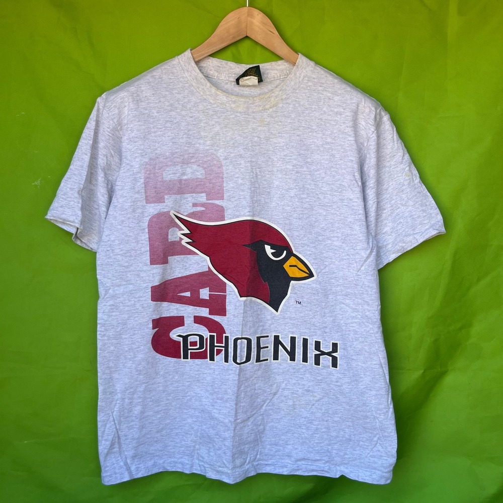 Vintage 1993 Phoenix Cardinals NFL T-Shirt‎ Home Team Advantage Grey Large USA